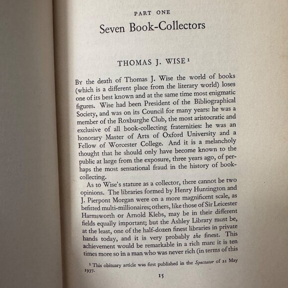 Books And Book-Collectors John Carter Hardcover 1957 First Edition The World Pub - Picture 8 of 16